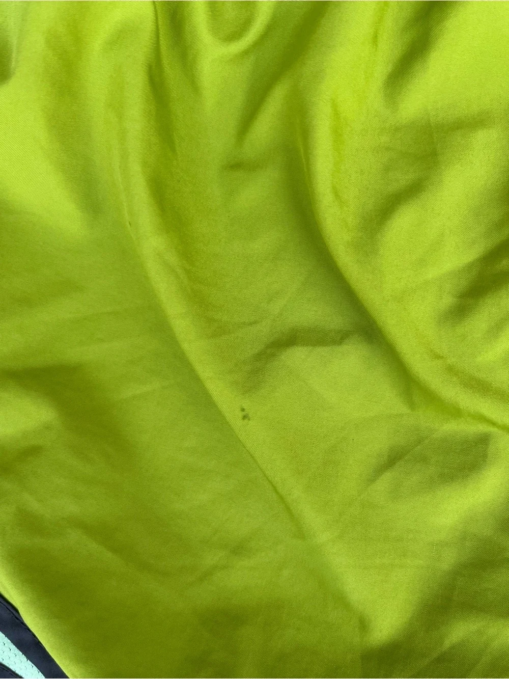 Nike Women's Bright Lime Athletic Running Shorts with Black Trim